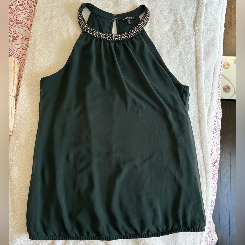 Express green top